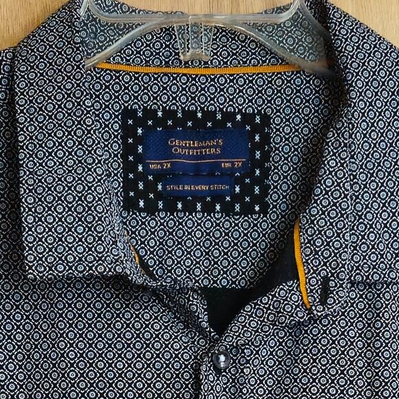 Gentlemans Outfitters Button Up Shirts  Long Sleeve Mens 2X - Picture 7 of 8